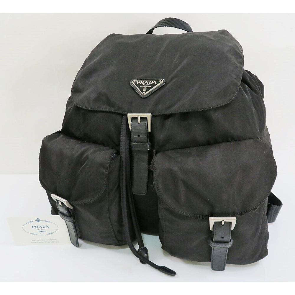 Prada Black Nylon Backpack
